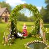 Warmtree Realistic Miniature Vines Simulation Vine Miniature Plants for DIY Mini Model Railway Fairy Garden Architecture Diorama Supplies Scenery Landscape Layout (White) view 3