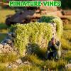 Warmtree Realistic Miniature Vines Simulation Vine Miniature Plants for DIY Mini Model Railway Fairy Garden Architecture Diorama Supplies Scenery Landscape Layout (White) view 4