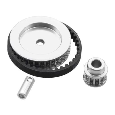 RC Car Parts for Traxxas for TRX4 for TRX6 1/10 RC Crawler Car Upgrade DIY Parts Belt Drive Transmission Gears System 12T 30T(Silver)