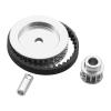 RC Car Parts for Traxxas for TRX4 for TRX6 1/10 RC Crawler Car Upgrade DIY Parts Belt Drive Transmission Gears System 12T 30T(Silver) view 1