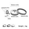 RC Car Parts for Traxxas for TRX4 for TRX6 1/10 RC Crawler Car Upgrade DIY Parts Belt Drive Transmission Gears System 12T 30T(Silver) view 3