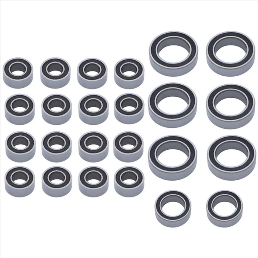 Compatible with FMS for FCX24 1/24 Remote Control Crawler Car Upgrade Parts Modification Accessories 24 PCS Sealed Bearing Kit RC Car Accessories