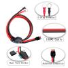 10AWG Anderson Connector to O Ring Terminal CableDual Positive/Negative ATC Style Fuse Holder Cable with 2 Fuse for Automotive Portable Power Station Solar Generators - 2FT view 4