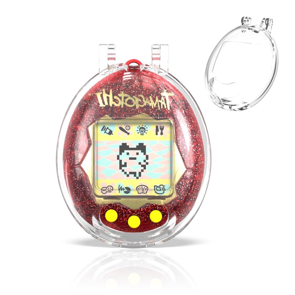 Case for Tamagotchi Original, Transparent Cover Case Compatible with Tamagotchi Original Electronic Pet Accessories, Drop - Resistant & Scratch-Proof (Transparent)