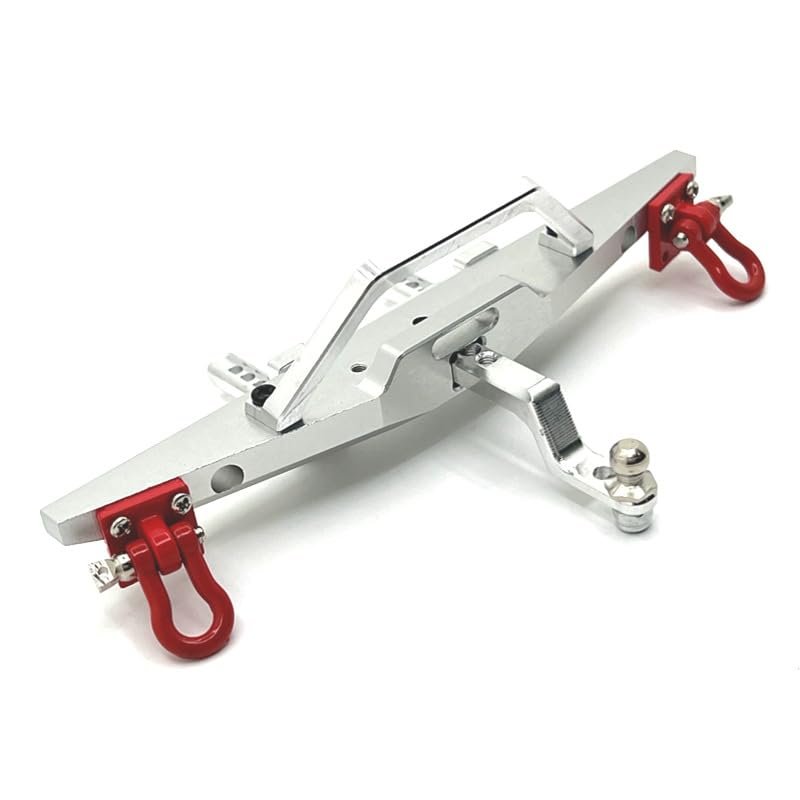 1/12 MN82 LC79 Remote Control Car Parts Metal Upgrade Front Bumper Guard(Silver)