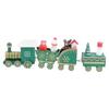 jojofuny Wooden Christmas Train - Christmas Train Decoration, Xmas Tabletop Decor for Festival Party, 8.26 x 1.57 inch view 2