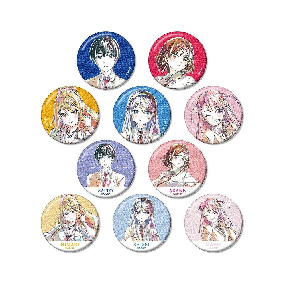 The TV anime "I'm getting married to a girl in class. Trading Ani Art Vol. 1 Glitter Tin Badges Box of 10