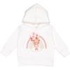 inktastic Cute Bear, Teddy, Bear with Pink Balloons, Boho Rainbow Toddler Hoodie 4T White 46785 view 1