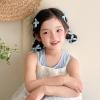 10PCS Mini Cute Bow Hair Clips for Women Girls Small Bowknot Barrettes Pink Blue Bows Cute Satin Hairpins for Ponytail Hairstyle Party Birthday Christmas (Blue) view 1