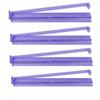 (4pcs) Mahjong Stand and Putter Combination, Acrylic Plastic Material, no Need to Assemble, Matching, a Different Sense of Experience. (Transparent Purple+Silver Powder) view 1