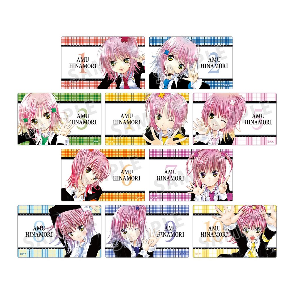 Chugo Characters! Box of 10 Trading Cover Illustration Card Stickers