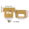 1PC 9g Servo Mount Bracket Stand SG90 MicroServo for Car for Fathers Day Christmas Clear Mounting view 3