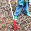 Kids Harrow for Leaves Metal Small with Handle and Leaf Garden Tools for Kids Boys and Girls Gardening Detachable Handle Harrow view 4