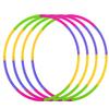 4 Pack Kids Hoops 60cm  Colorful 8-Section Detachable Design, Lightweight 110g, Adjustable Weight, Indoor & Outdoor Fun for Ages 37 view 1