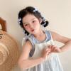 10PCS Mini Cute Bow Hair Clips for Women Girls Small Bowknot Barrettes Pink Blue Bows Cute Satin Hairpins for Ponytail Hairstyle Party Birthday Christmas (Blue Plaid) view 2