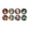 Attack on Titan Retro Style Fashion Version Trading Glitter Tin Badges Box of 8 view 1
