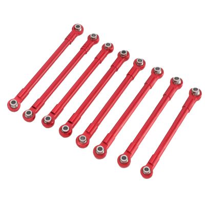 Parts For MJX For Hyper GO 1/12 H12Y H12P OP Upgrade Parts Accessories Metal Chassis Fixing Rod Rc Model Crawler Car Truck For Buggy(Red)