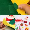 32 Pc Felt Christmas Tree for Toddlers, Felt Christmas Tree - Oversized 3D Felts Xmas Trees with Lights, DIY Holiday Decoration (3 Pcs) view 4