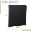 12 Pocket Trading Card Binder, Side Loading For 480 Cards, Pu Leather Protector For Trading Cards view 3