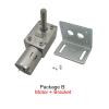 AIQFTGSNS Package P 12V 40rpm DC Worm Geared Electronic Starter Low Speed Reducer JGY370-M8 Threaded Shaft Length 33mm view 2