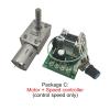 AIQFTGSNS Package P 12V 40rpm DC Worm Geared Electronic Starter Low Speed Reducer JGY370-M8 Threaded Shaft Length 33mm view 3