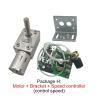 AIQFTGSNS Package P 12V 40rpm DC Worm Geared Electronic Starter Low Speed Reducer JGY370-M8 Threaded Shaft Length 33mm view 4