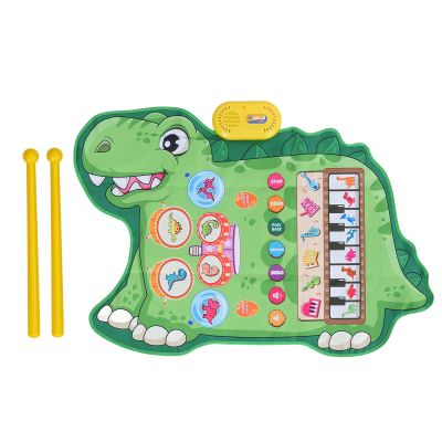 Aoaoy Educational Music Mat for Baby, Interactive Jazz Drum Dance Pad with Early Education Function, Suitable for Baby Crawling and Playing