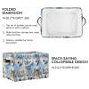 Aesthetic Wolf Blue Sky storage baskets, foldable and waterproof baskets for shelves with sturdy handle Hamper mini mini set of 2 for kids kids towel view 3