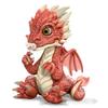 The Ashton-Drake Galleries Mystical Dragonlings Dragon Baby Collectible Doll Collection Issue #1: Kai Little Fire Dragon with Pacifier to Prevent Fire Breathing 8-inches view 1
