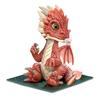 The Ashton-Drake Galleries Mystical Dragonlings Dragon Baby Collectible Doll Collection Issue #1: Kai Little Fire Dragon with Pacifier to Prevent Fire Breathing 8-inches view 2