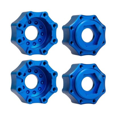 8x32 to 17mm Wheel Hex Adapter 4 Pieces Compatible with 38 Inch Tire Upgrade Parts Compatible with 18 Scale PL Series Proline Tires PRO 635300(Blue B)
