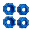 8x32 to 17mm Wheel Hex Adapter 4 Pieces Compatible with 38 Inch Tire Upgrade Parts Compatible with 18 Scale PL Series Proline Tires PRO 635300(Blue B) view 1