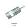 AIQFTGSNS 25GA370 Shaft Length 25MM Electronic Starter Gear D Shape Long Shaft Electronic Package R 12V 77rpm view 2