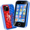 FKATEEN Kids Phone 3.5" Touchscreen, Pretend Smartphone with Dual Camera, Spider Toy Phone for Boys 3-8, Learning ABC & Habit Tracker, Birthday view 1