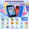 FKATEEN Kids Phone 3.5" Touchscreen, Pretend Smartphone with Dual Camera, Spider Toy Phone for Boys 3-8, Learning ABC & Habit Tracker, Birthday view 2