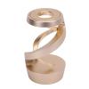 Aoaoy Aluminium Alloy Metal Spiral Gyroscope Desktop Toy, Stress Relief Calming Toy for Adults Office, Handcrafted Idea, Enhancing Decor, Made from Robust Metal and Unique Design (Gold) view 1