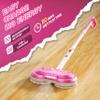 BLAXTEM Kids Electric Spray Spin Mop Toy, Rechargeable Cordless Electric Mop W/ Water Sprayer & LED Headlight for Children Ages 3 4 5 6+ Girls & Boys, Cleaning Toy for Pretend Play (Pink) view 3