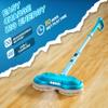 BLAXTEM Kids Electric Spray Spin Mop Toy, Rechargeable Cordless Electric Mop W/ LED Headlight & Water Sprayer for Children Ages 3 4 5 6+ Boys & Girls, Cleaning Toy for Pretend Play (Light Blue) view 3