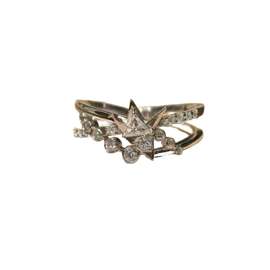 Love and Deepspace game Rings, Cosplay Proposal Jewelry for Women, Adjustable Game Rings for Her, Gift for Soulmate(5-pcs) (Caleb)