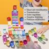 30 Pcs Mixed Acrylic Blocks Set - 10 Long (2.5x2.5x5CM) + 20 Cube (2.5x2.5x2.5CM) Rainbow Gem Blocks, Sensory Stacking Toy for 1 2 3 4 Years Old, Boys Girls Gift with Rich Building Possibilities view 4