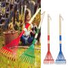 Kids Harrow for Leaves Metal Small with Handle and Leaf Garden Tools for Kids Boys and Girls Gardening Detachable Handle Harrow view 2