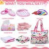 Baby Doll Accessories Set in Gift Box, 16 Pack Baby Doll Feeding Caring Kit with Pacifiers & Diaper Bag & Magic Bottles, Birthday / Christmas Party Goody Bag Stuffer, Toddler Kid Girl Pretend Play Toy view 2