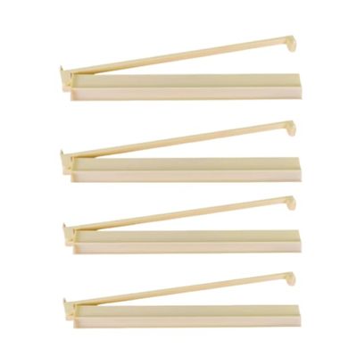 (4pcs) Mahjong Stand and Putter Combination, Acrylic Plastic Material, no Need to Assemble, Matching, a Different Sense of Experience. (Ivory White)