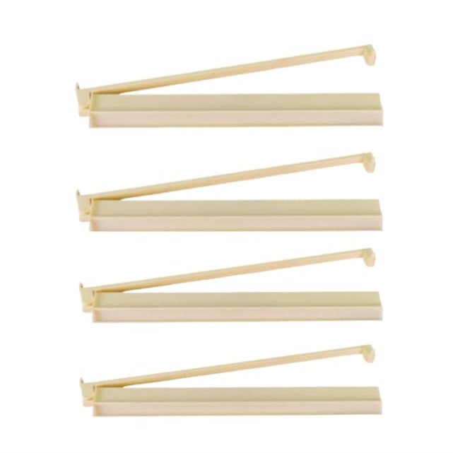 (4pcs) Mahjong Stand and Putter Combination, Acrylic Plastic Material, no Need to Assemble, Matching, a Different Sense of Experience. (Ivory White)