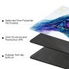FBLLMPMZ for MTG Playmat Stitched with Magic Zone Non-Slip Rubber Backing Printing Commander Board Game Desk Mat Duel Mat TCG PTCG Playmat 24x14 inches and Storage Bags - Colorful Dinosaur view 4