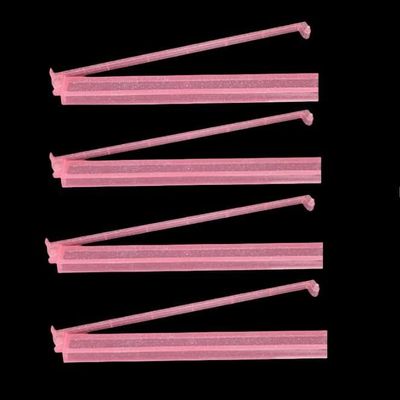 (4pcs) Mahjong Stand and Putter Combination, Acrylic Plastic Material, no Need to Assemble, Matching, a Different Sense of Experience. (Pink+Silver Powder)