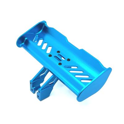 Parts For WLtoys Relalo 1/14 1/12 Remote Control Car Metal Upgrade Modified Accessories Tail Bracket Fin(Blue)