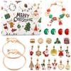 Christmas Decorations Advent Calendar Bracelet 24 Days Xmas Countdown Charm Bracelet Advent Calendar 2025 Gold DIY Alloy Christmas Home for Kids Girls Teens view 1