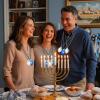 Ferreve 12 Pcs Hanukkah Light up Beads Necklace Bulk LED Hanukkah Lanyard Bulb Necklaces with 3 Light Modes Glow Tossing Beads Accessories for Christmas Chanukah Party Favors Supplies(Blue, White) view 2