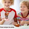 BAIRUYAO Christmas Clockwork Dancing ToyMini Interactive Magic Dancing Sliding Toy2025 New DecorationsWhite Elephant Festival Gifts Birthday Gifts (Reindeer) view 3